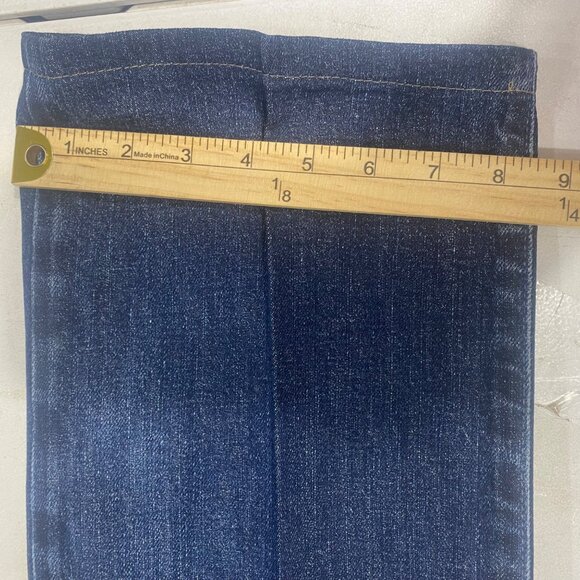 Polo Ralph Lauren Denim Jeans Authentic Dungarees Mens 36x30 Blue Straight Fit C - Picture 10 of 11